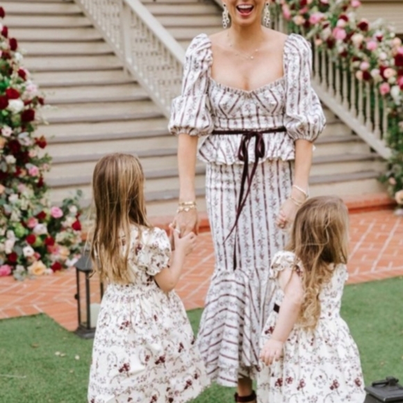 Antonio Melani x Nicola Bathie Florence Floral Print MIDI dress - Picture 6 of 16